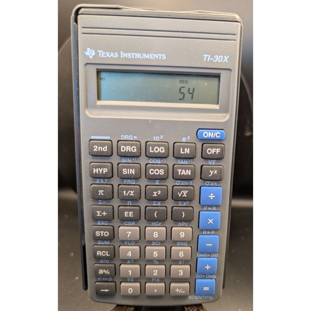 TI‑30X Scientific Calculator • Powers On • Not Fully Tested • Parts Only